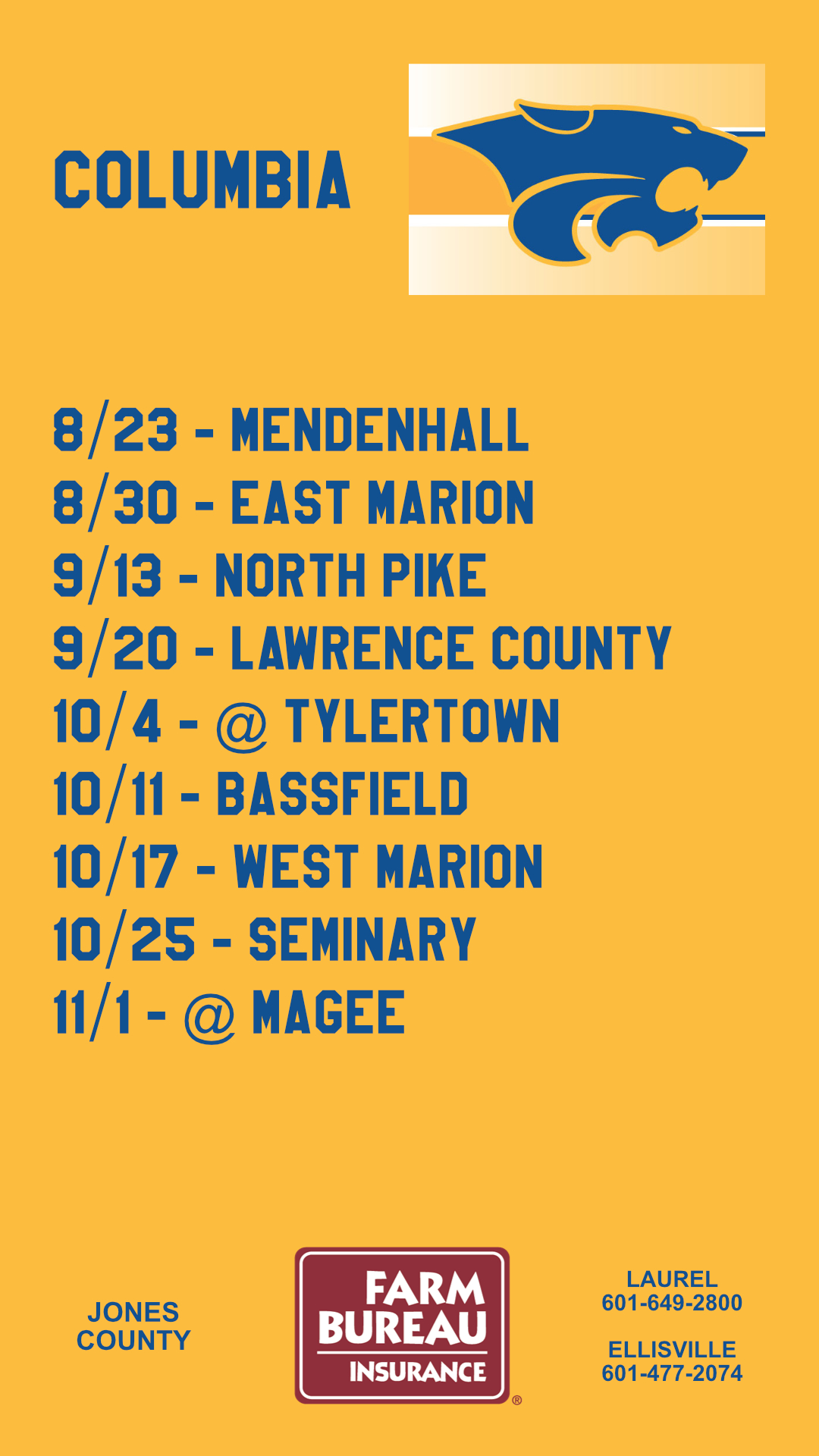 Football Schedules