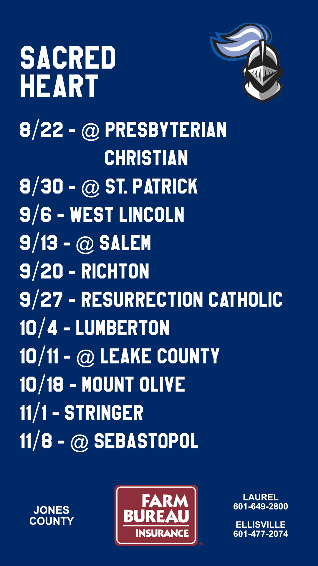 Football Schedules