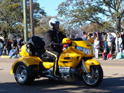 Yellow motorcycle