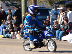 blue motorcycle